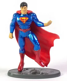 Mattel Superman Action Figure Blue Red - Height 7.5 cm