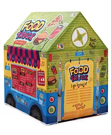 IToys Play House Tent Food Truck Theme - Multicolor