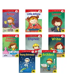 Pegasus Set of 8 I Want To Be Books Pack of 8 - English