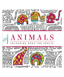 Pegasus Animals Adults Colouring Book with Tearout Sheet - English