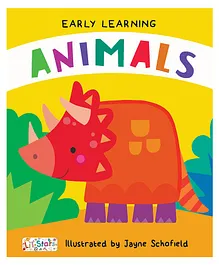 Pegasus Animals Early Learning Padded Board Book - English