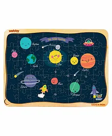 Webby Wooden Solar System Jigsaw Puzzle - 40 Pieces