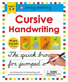 Pan Macmillan Wipe Clean Workbook Cursive Handwriting Book - English