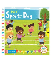 Pan Macmillan Busy Sports Day Board Book - English