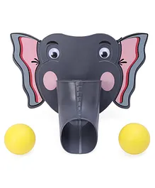 Buddyz Elephant Shape Ball Eater Game - Grey 