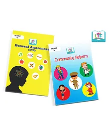Learning Through Fun GK & Community Helpers Activity Book Pack of 2 - English