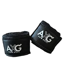 AXG New Goa; Superlative Boxing Hand Wrap - Black