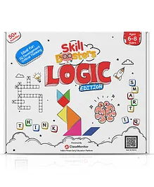 ClassMonitor Brain Development Puzzle Solving Learning Kit With Free App With 100+ Letter Tiles Home Learning Educational Kit - Multicolor