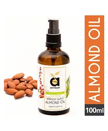 Anveya Organic Cold Pressed Sweet Almond Oil - 100 ml