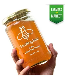 Scrolling Bee Litchi Tree Honey - 1 kg