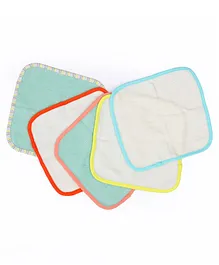 Mi Arcus Organic Cotton Terry Wash Cloth Pack of 5 - Multicolor