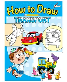 How to Draw Transport Step by Step Drawing Book - English