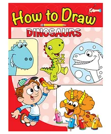 How to Draw Dinosaurs Step by Step Drawing Book - English