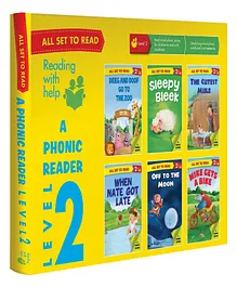 All set to Read A Phonic Reader Level 2 Pack of 6 Books - English