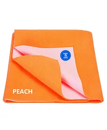 BABY & MOM COMPANY® Water Proof & Washable Baby Care Dry Sheet & Bed Protector XL Size - Peach