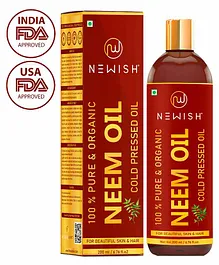 Newish Cold Pressed Organic Neem Skin & Hair Oil - 200 ml