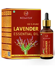 Newish® Lavender Essential Oil for Hair, skin & Diffuser 30ml