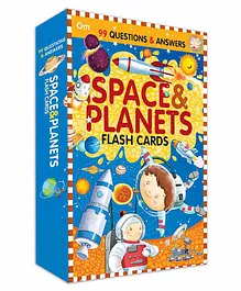 Om Books International Space & Planets Flash Cards - 51 Cards