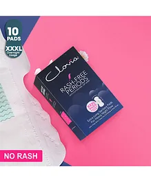 Clovia Rash Free Sanitary Pads XXXL Size - 10 Pieces