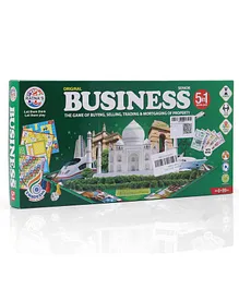 Ratnas Senior Business 5 In 1 Board Game - Multicolor