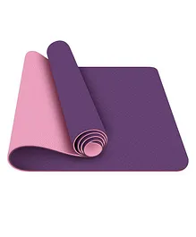 Strauss TPE Eco Friendly Dual Layer Yoga Mat 6 mm - Pink
