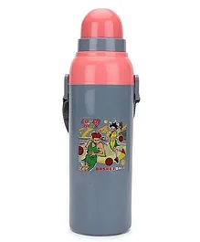 Cello Homeware Cool Wiz Super Kids Print Sipper Water Bottle Grey - 600 ml