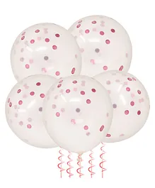 Fiddlerz Confetti Balloons Combo Multicolor - Pack of 5