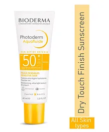 Bioderma Photoderm MAX Aquafluide SPF 50+ Dry Touch Mat Finish Sunscreen Light Tint - 40 ml