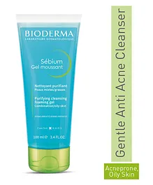 Bioderma Sebium Gel Moussant Purifying Cleansing Foaming Gel Combination To Oily Skin - 100 ml