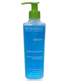 Bioderma Sebium Gel Moussant Purifying Cleansing Foaming Gel Combination To Oily Skin - 200 ml