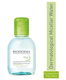 Bioderma Sebium H2O Purifying Micellar Cleansing Water and Makeup Removing Solution - 100 ml