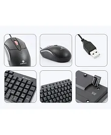 Zebronics Judwaa 555 Keyboard Mouse Combo - Black