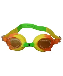 Tahanis Anti Fog UV Protected Silicone Swimming Goggles - Multi Color