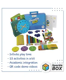 Sparklebox Grade 4 Math Kit with 23 Activities - Multicolour