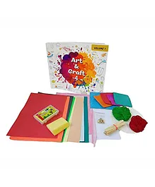 Sparklebox Grade 4 Art and Craft Kit with 19 Activities - Multicolor
