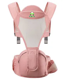 Kiddale 3 in 1 Baby Carrier Sling with Hip Seat - Pink