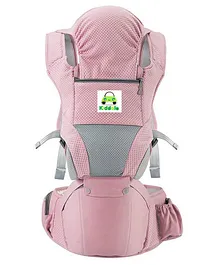Kiddale 3 in 1 Baby Carrier Sling with Hip Seat - Pink