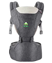 Kiddale Baby Carrier & Sling with Hip Seat - Grey