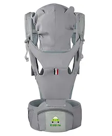 Kiddale Baby Carrier Sling With Hip Seat - Grey