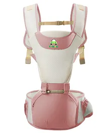 Kiddale Ergonomically Designed Baby Carrier With Hip Seat - Pink