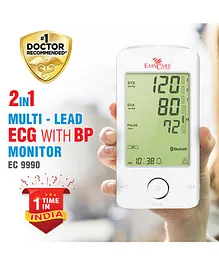 EASYCARE 2 in 1 ECG and Blood Pressure Monitor - White