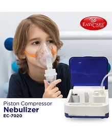 EASYCARE Piston Compressor Nebulizer with Compartment - White