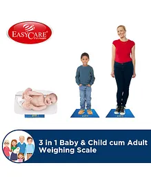 EASYCARE 3 in 1 Baby and Child Weighing Scale - Blue 