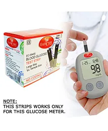 EASYCARE  Blood Glucose Test Strips For Glucometer Model EC5940S - Pack Of 50