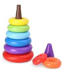 United Agencies Stacking Ring Toy Multicolour - 9 Pieces