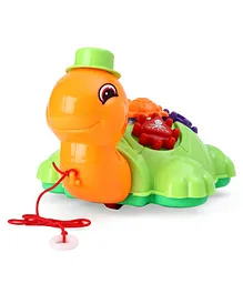 United Agencies Gear Pull Along Turtle Toy - Multicolor