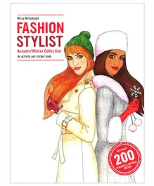 Winter Collection Fashion Stylish Activity Sticker Book - English