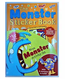 The Monster Sticker Book - English
