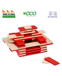 Eduedge Wooden Constructile Toy - 150 Tiles