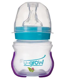 U-Grow wide Neck Heat Sensitive BPA Free Baby Feeding Bottle - 120ml - Turquoise